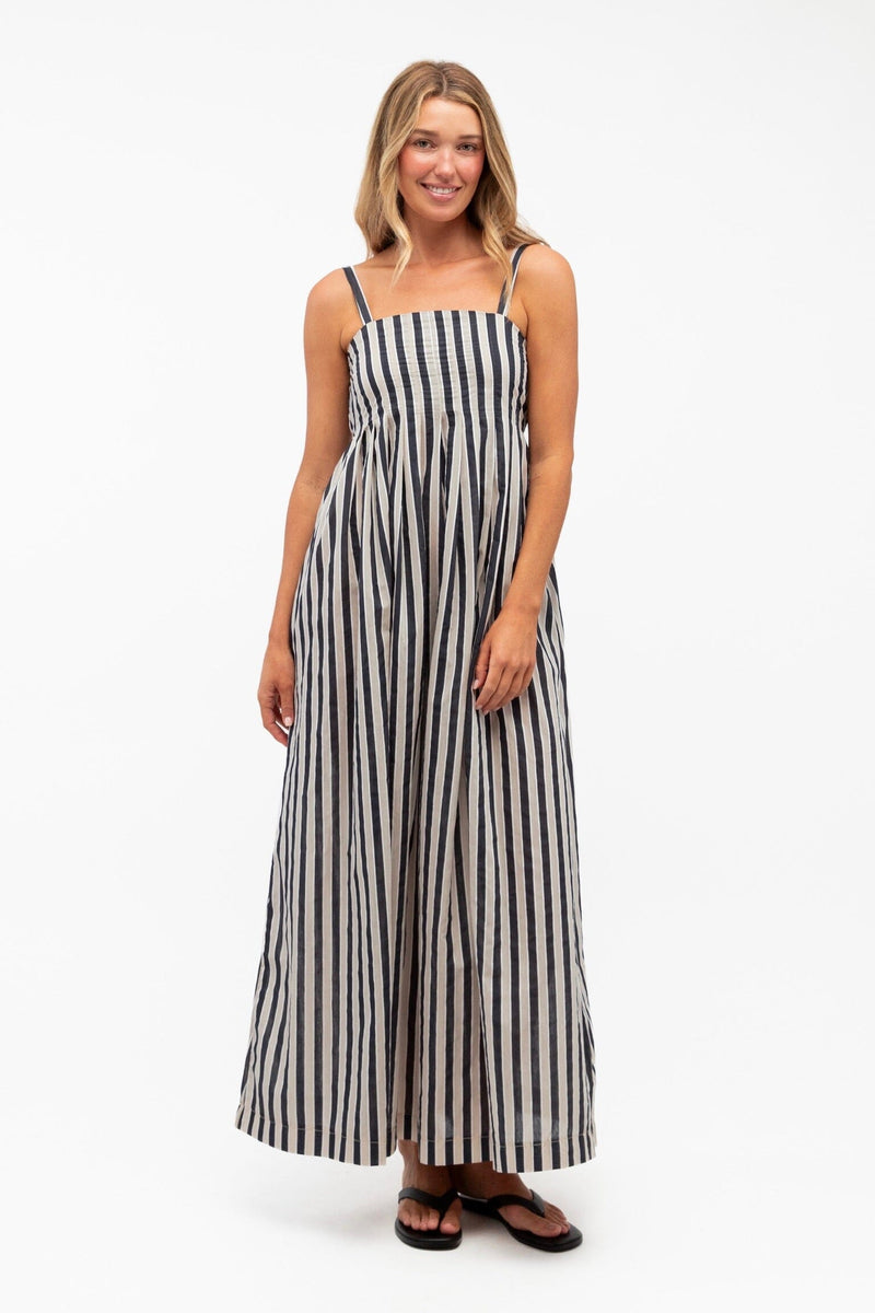 LABEL OF LOVE Monica Stripe Maxi Dress DRESSES