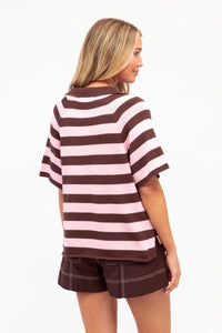 LABEL OF LOVE Sabrina Knit Top TOPS