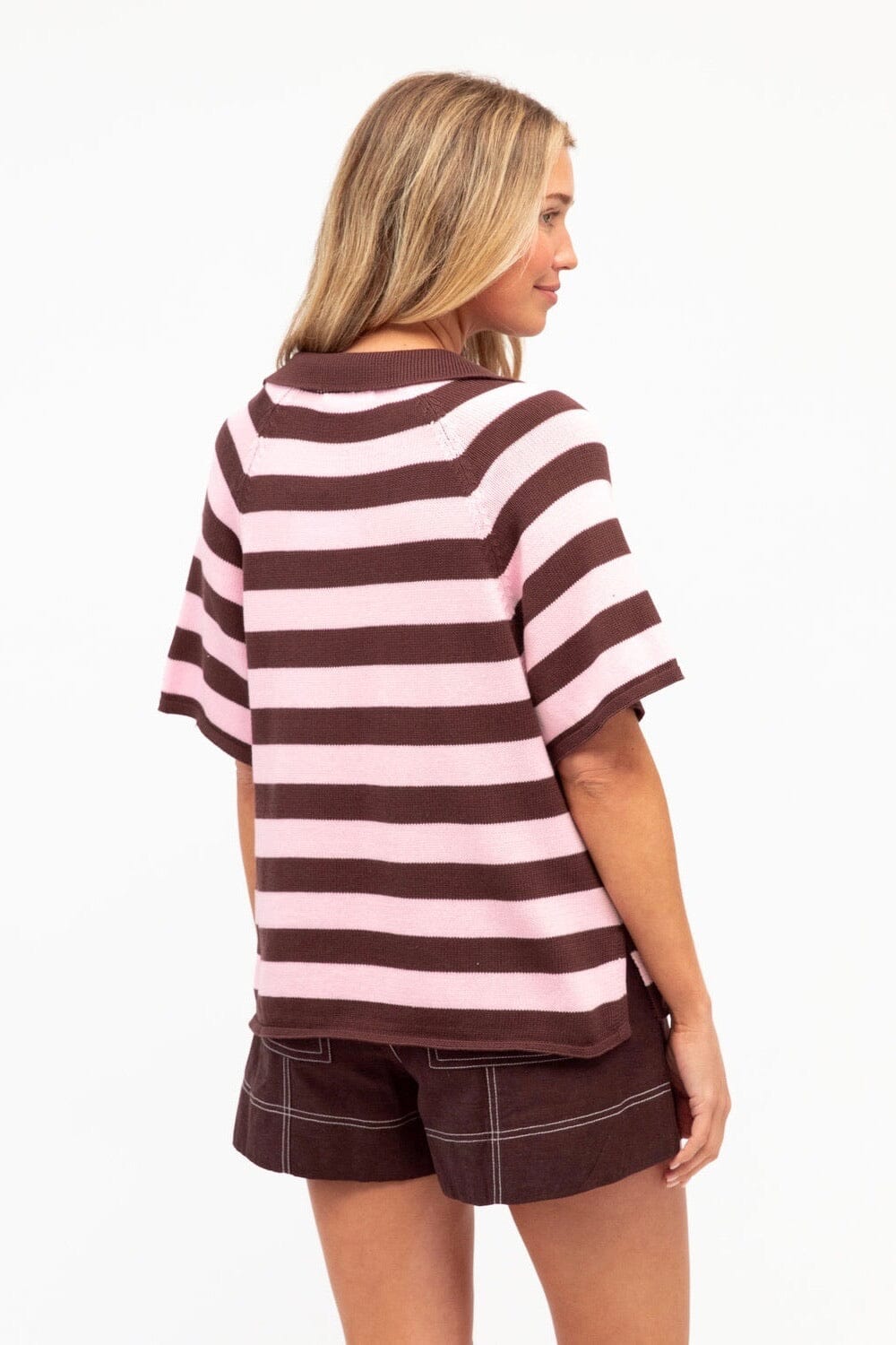 LABEL OF LOVE Sabrina Knit Top TOPS