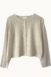 LITTLE LIES Lydia Cardigan - Natural KNITS