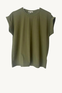 LITTLE LIES Rhodes Tee - Khaki TOPS