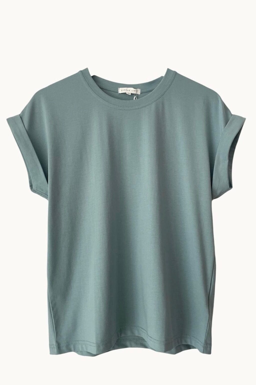 LITTLE LIES Rhodes Tee - Seafoam TOPS