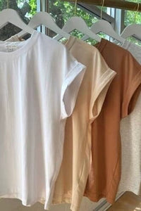 LITTLE LIES Rhodes Tee - White TOPS
