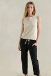 LITTLE LIES Spring Tank - Natural TOPS