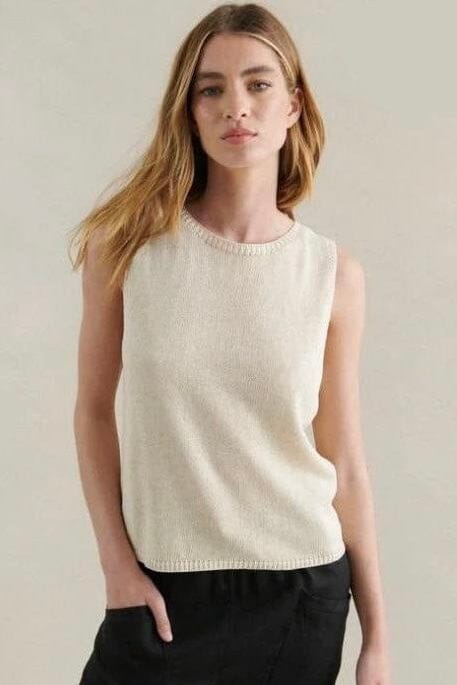LITTLE LIES Spring Tank - Natural TOPS