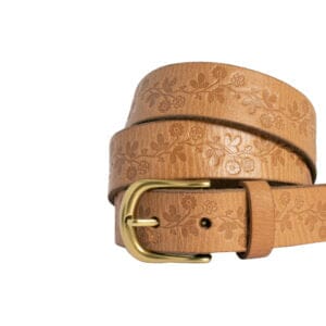 LOOP LEATHER CO. Kylie Leather Belt - Natural ACCESSORIES