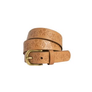 LOOP LEATHER CO. Kylie Leather Belt - Natural ACCESSORIES