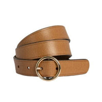 LOOP LEATHER CO. Leah Leather Belt - Natural ACCESSORIES