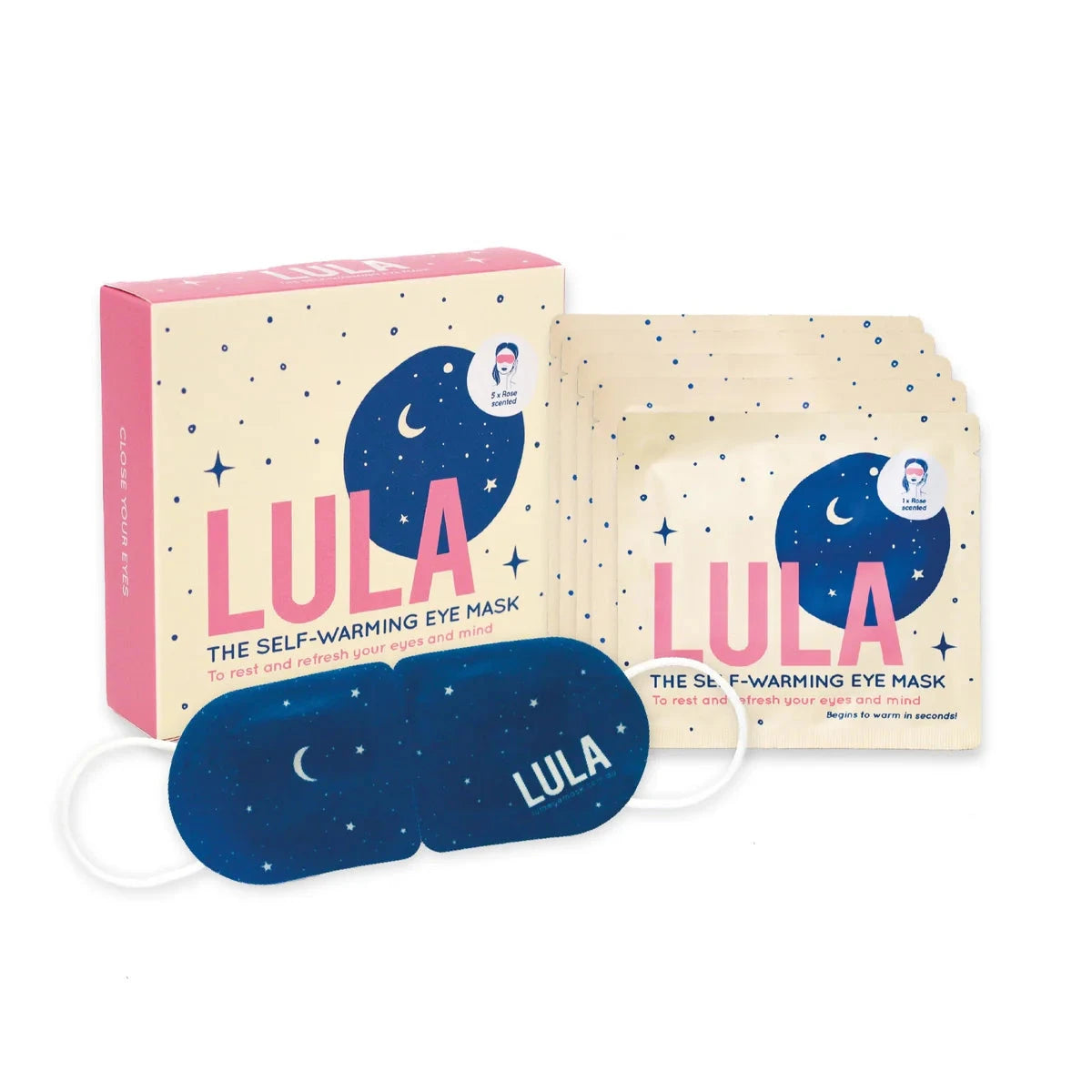LULA Lula Self Warming Eye Mask - Rose BEAUTY