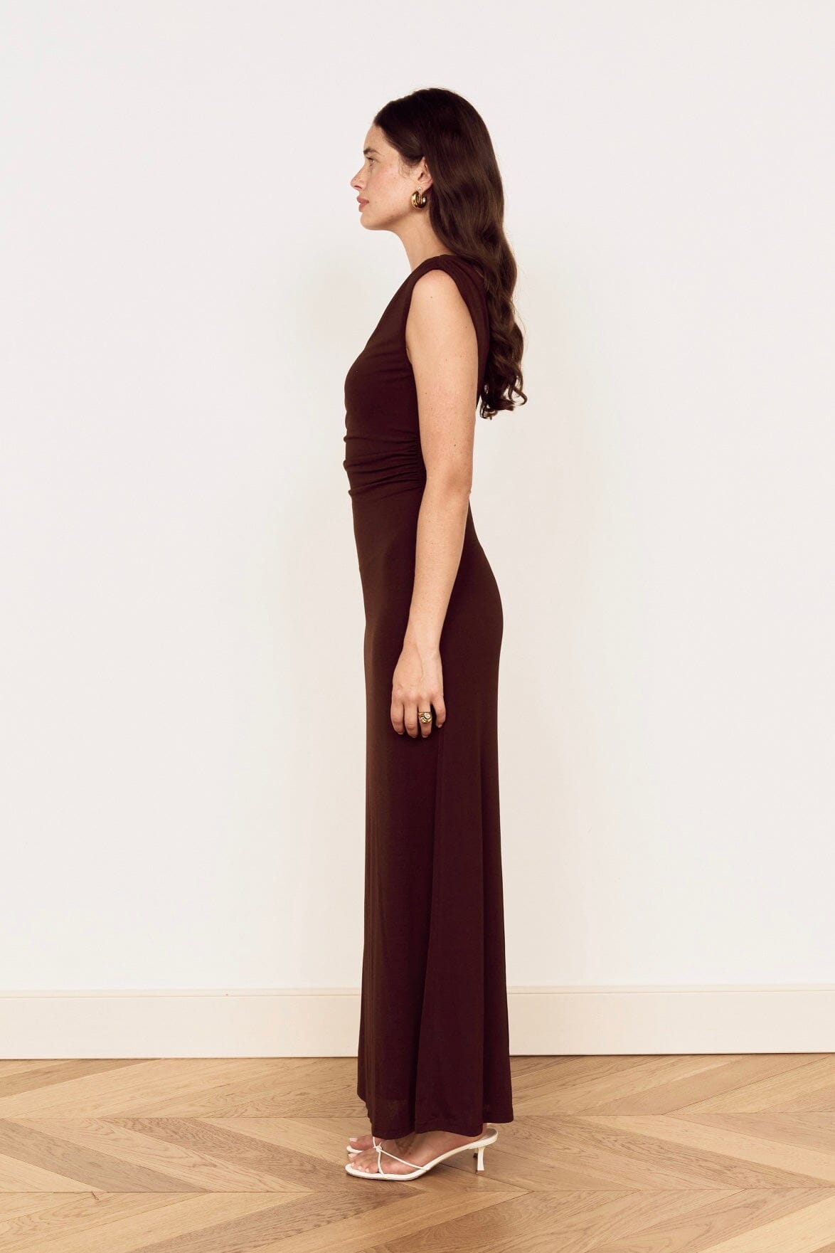 MINKPINK Aster Mesh Midi Dress DRESSES