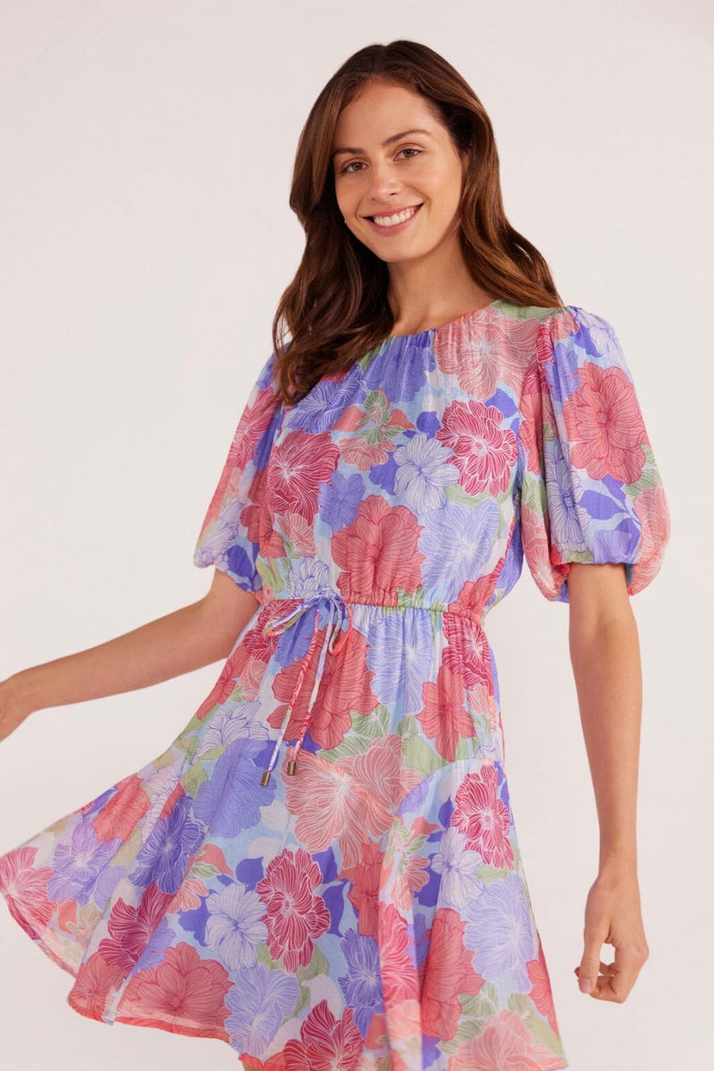 MINKPINK Belle Puff Sleeve Mini Dress DRESSES