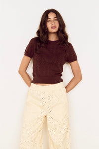 MINKPINK Calla Knit Tee TOPS