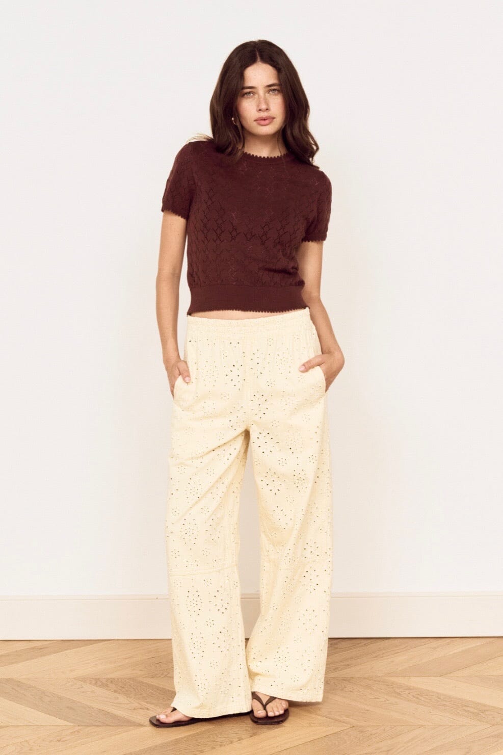 MINKPINK Calla Knit Tee TOPS