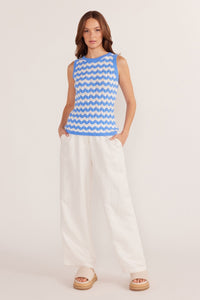 MINKPINK Dina Stripe Knit Tank TOPS