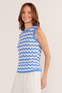 MINKPINK Dina Stripe Knit Tank TOPS