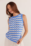 MINKPINK Dina Stripe Knit Tank TOPS