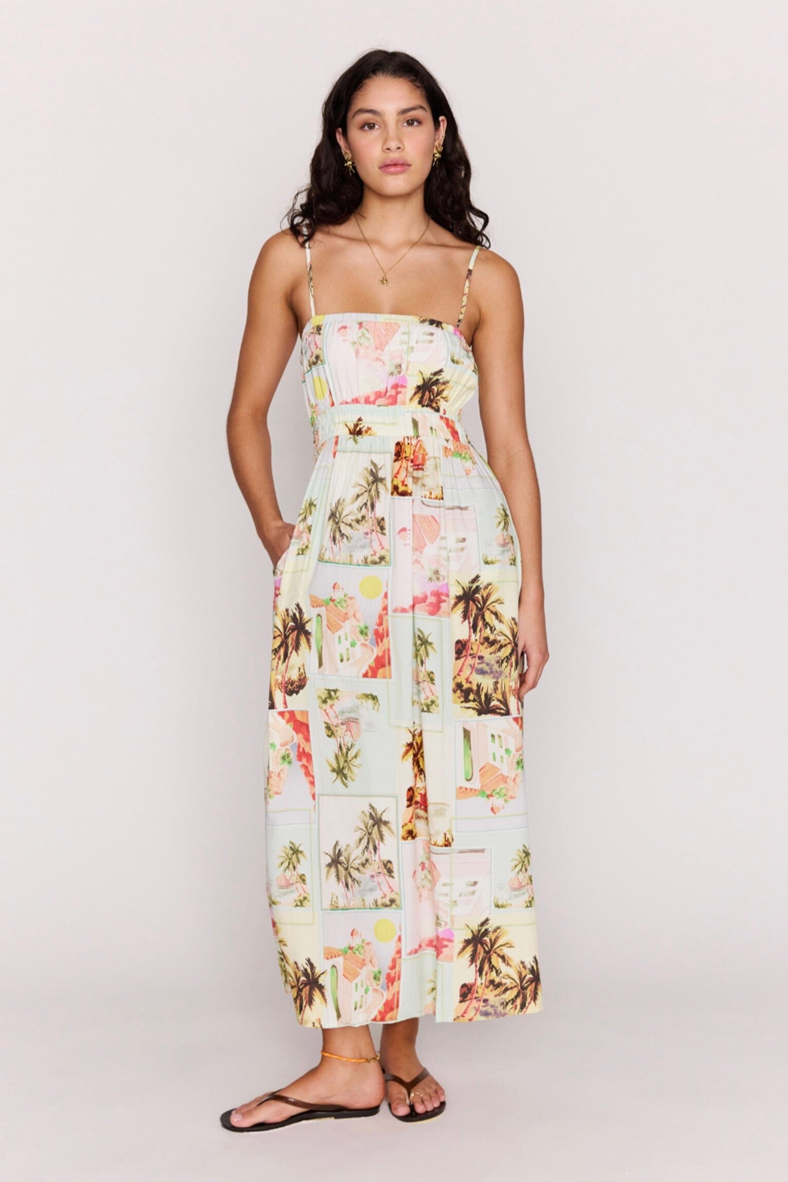 MINKPINK Dolce Midi Sundress DRESSES