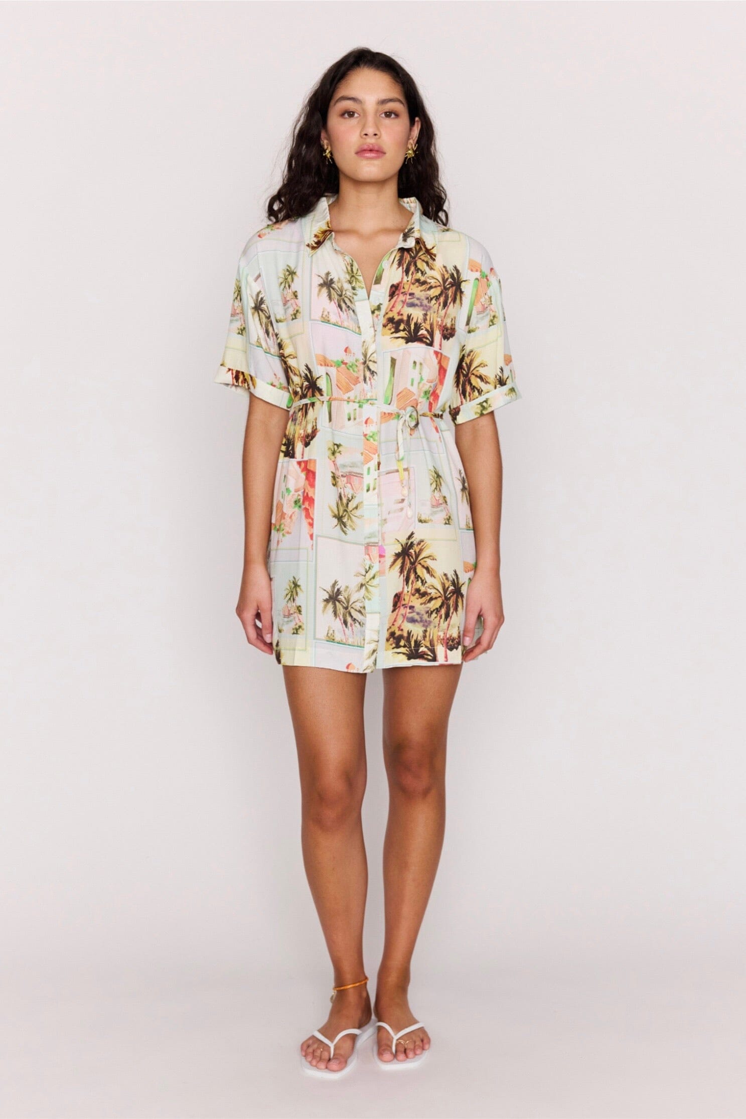 MINKPINK Dolce Mini Shirt Dress DRESSES