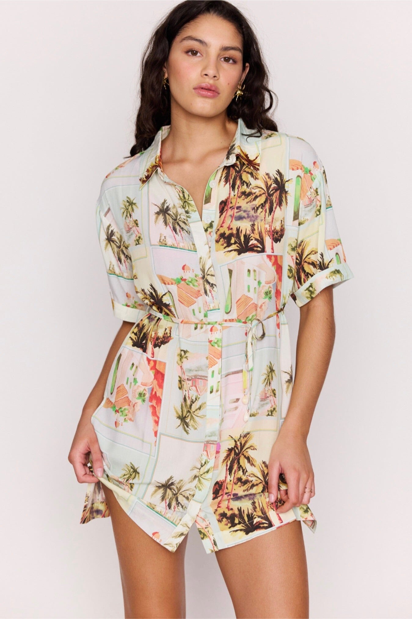 MINKPINK Dolce Mini Shirt Dress DRESSES