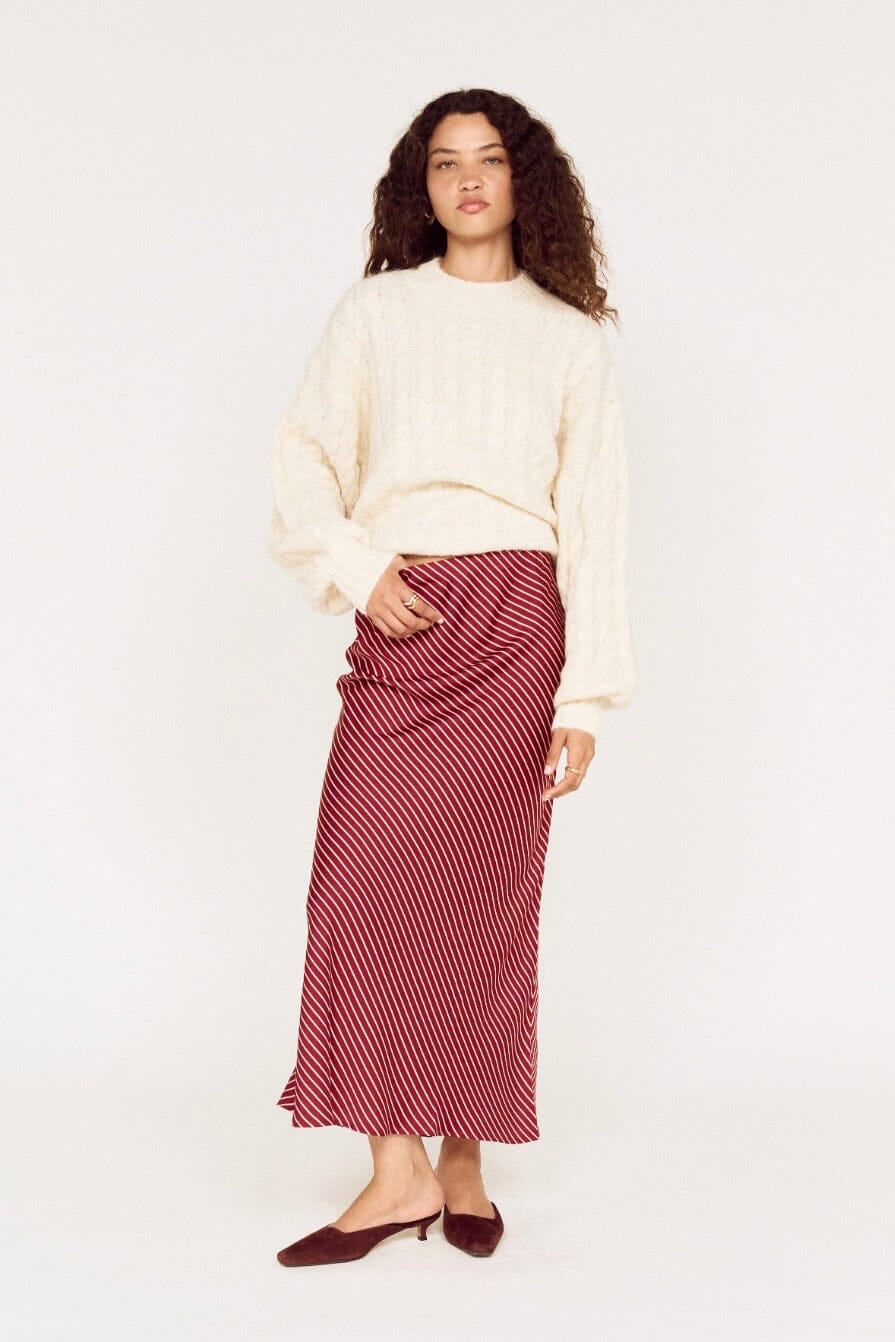 MINKPINK Elika Cable Knit Jumper KNITS