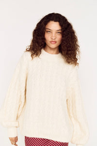 MINKPINK Elika Cable Knit Jumper KNITS
