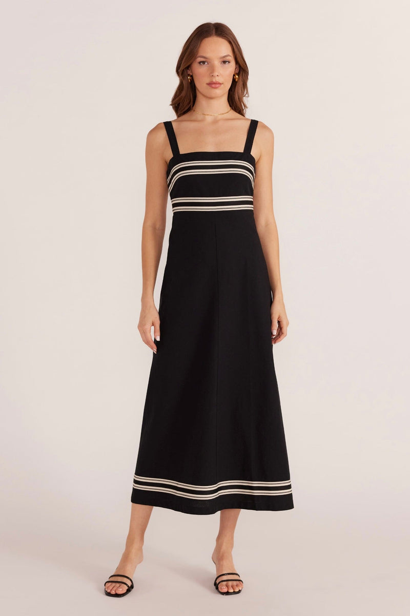 MINKPINK Elki Trim Midi Dress DRESSES