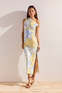 MINKPINK Esme Asym Mesh Maxi Dress DRESSES