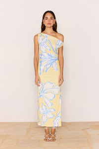 MINKPINK Esme Asym Mesh Maxi Dress DRESSES