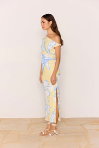 MINKPINK Esme Asym Mesh Maxi Dress DRESSES