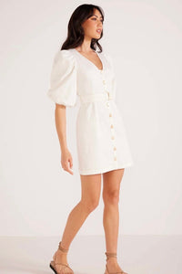 MINKPINK Hazel Puff Sleeve Mini Dress DRESSES