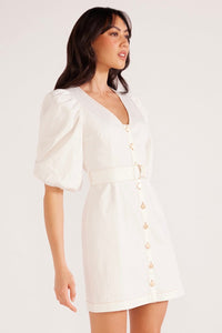 MINKPINK Hazel Puff Sleeve Mini Dress DRESSES