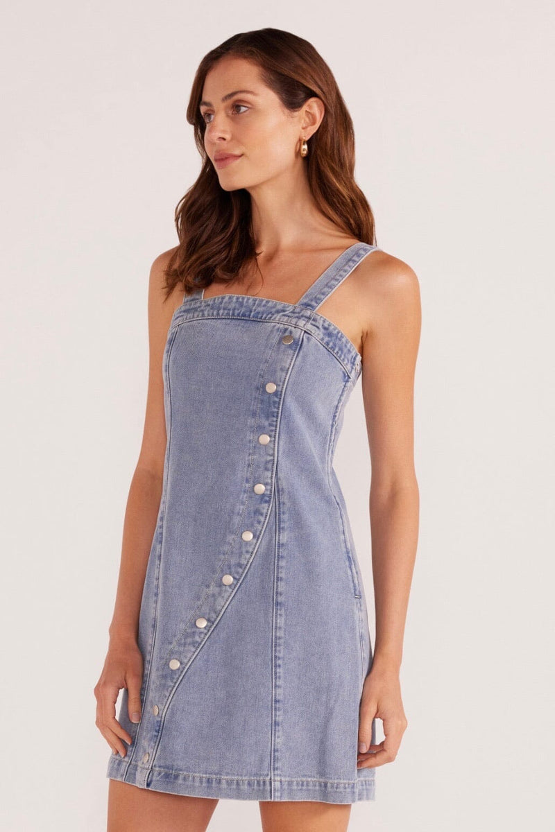 MINKPINK Jessie Denim Mini Dress DRESSES