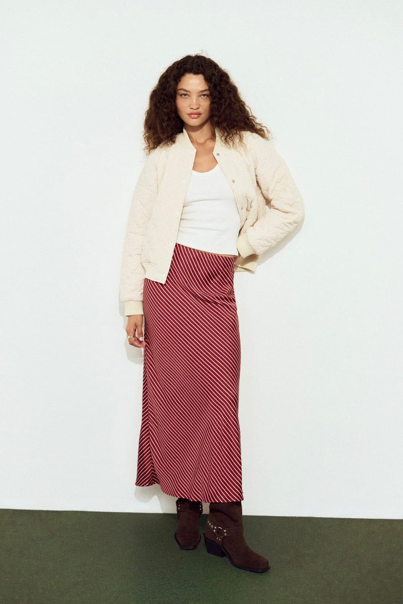MINKPINK Leni Bias Midi Skirt BOTTOMS