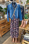 MINKPINK Regal Long Sleeve Midi Dress DRESSES