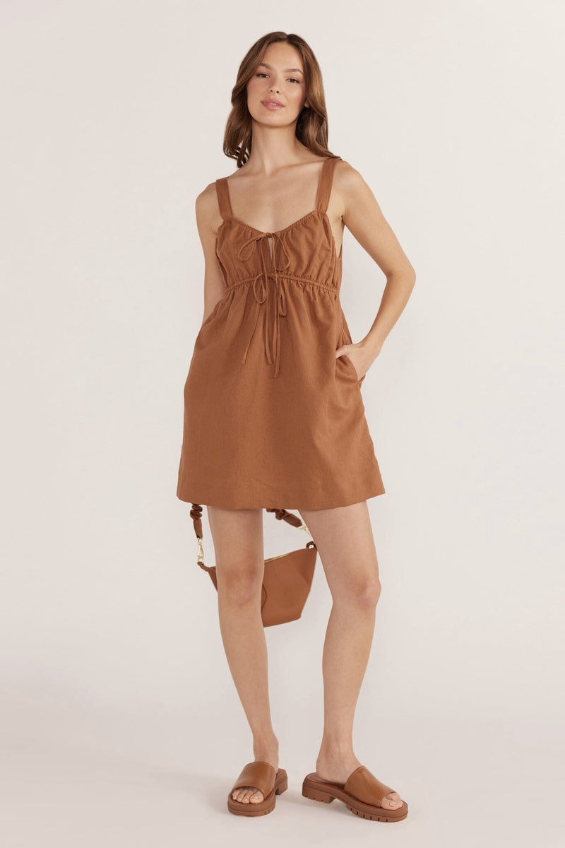 MINKPINK Rya Elasticated Mini Dress DRESSES