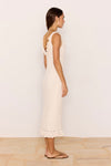 MINKPINK Sabine Pointelle Midi Dress DRESSES