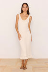 MINKPINK Sabine Pointelle Midi Dress DRESSES