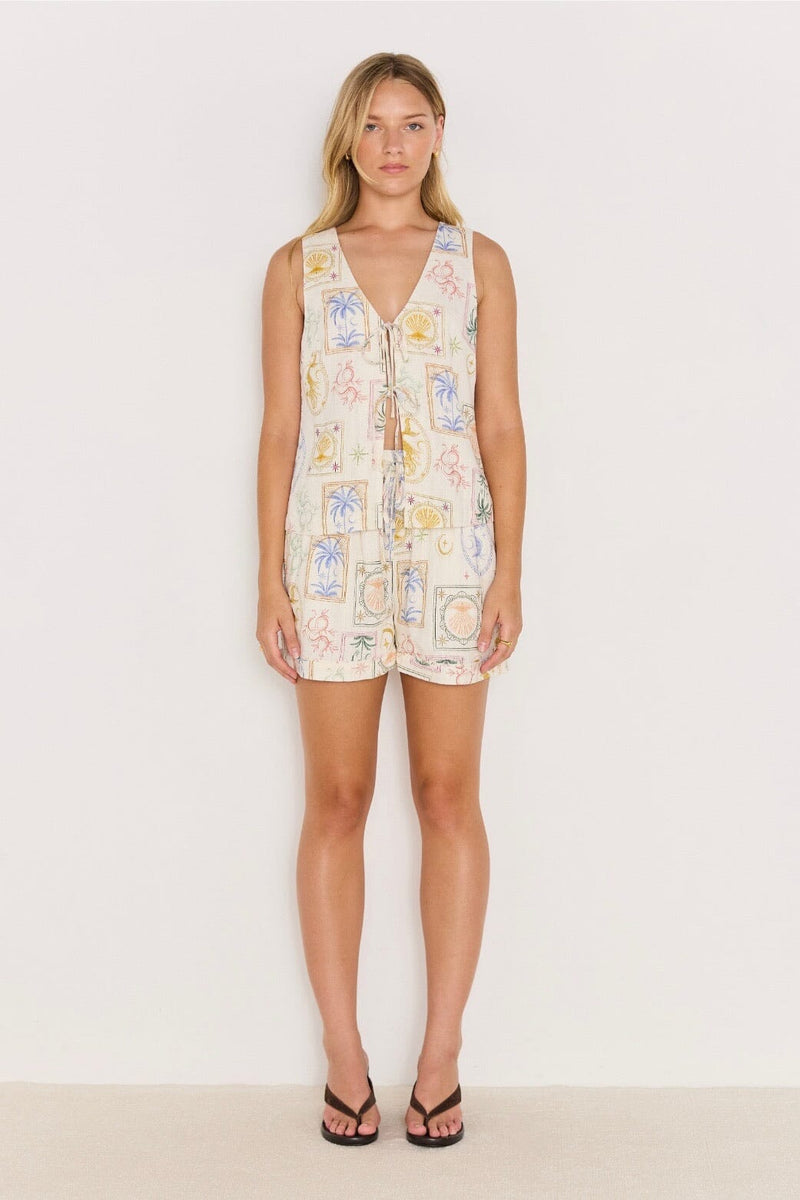 MINKPINK Sirena Drawstring Shorts BOTTOMS