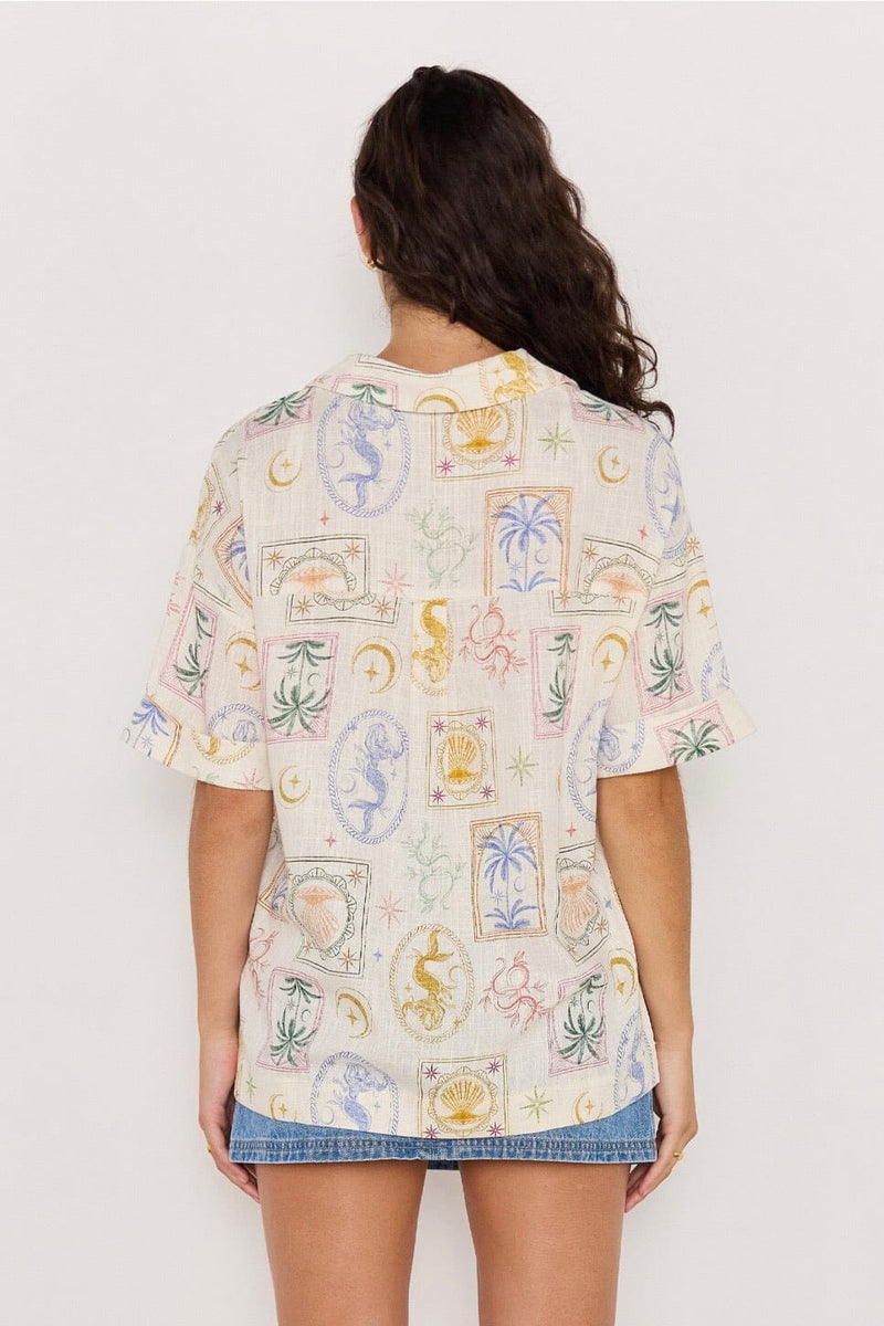 MINKPINK Sirena Resort Shirt TOPS