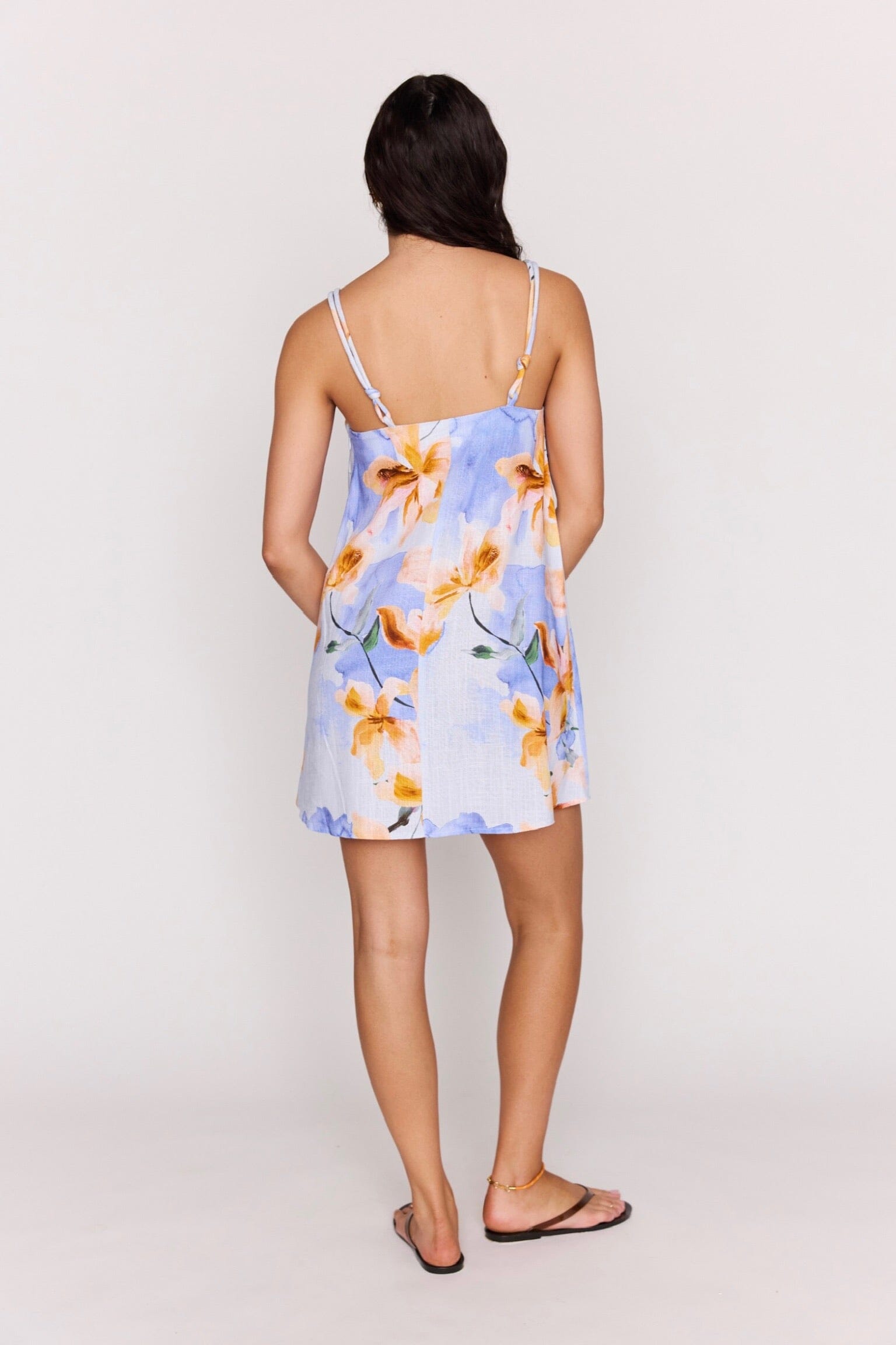 MINKPINK Sunspell Knot Strap Mini Dress DRESSES