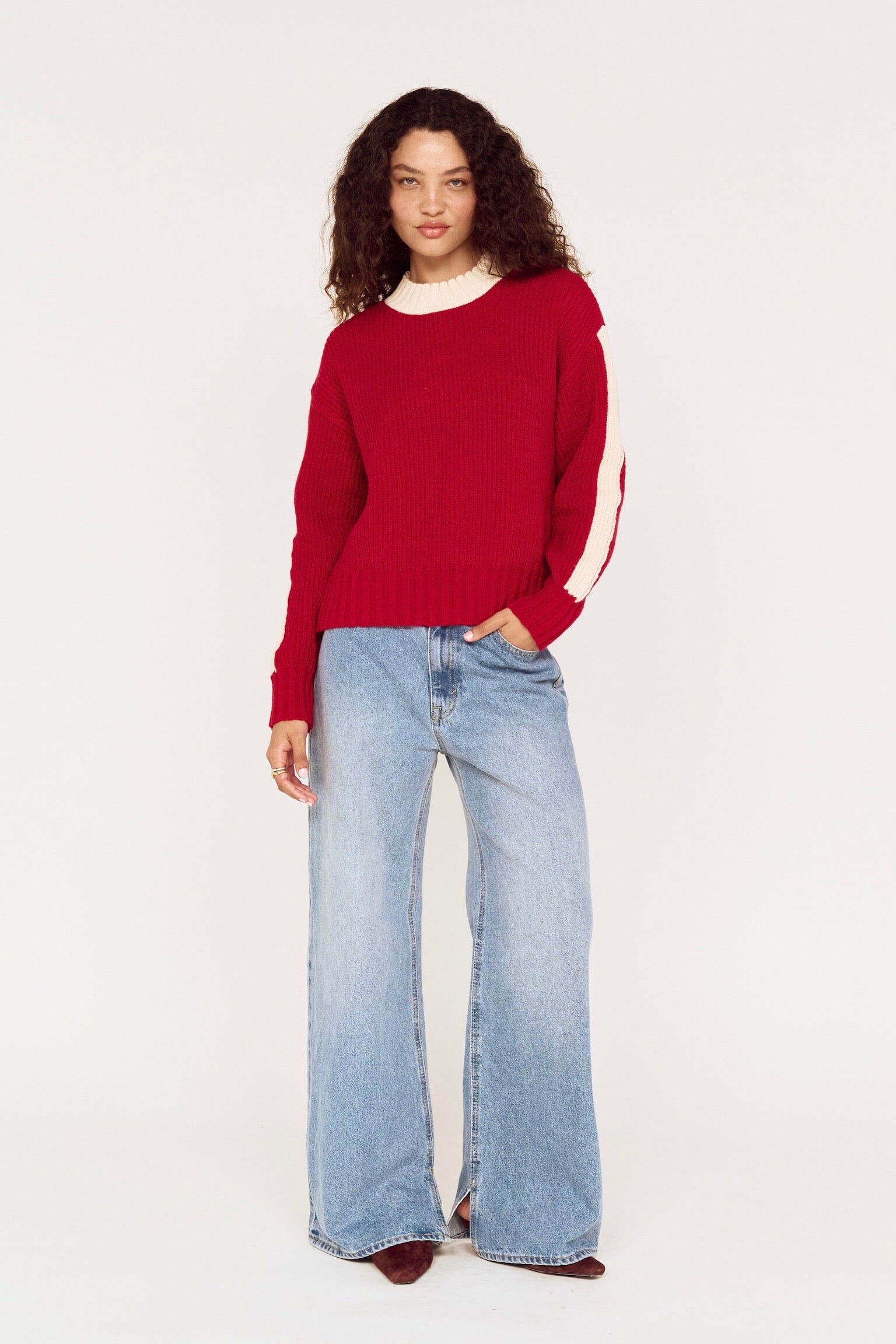 MINKPINK Tilli Contrast Stripe Knit KNITS