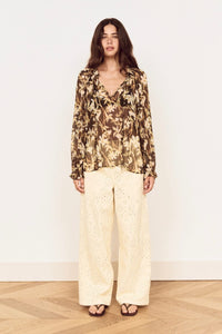 MINKPINK Vega Chiffon Blouse TOPS