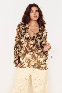 MINKPINK Vega Chiffon Blouse TOPS