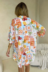 MYLK THE LABEL Aria Shirt - Citrus Print TOPS