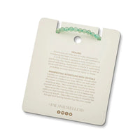 PALAS JEWELLERY Balance Healing Gem Bracelet - Adventurine ACCESSORIES