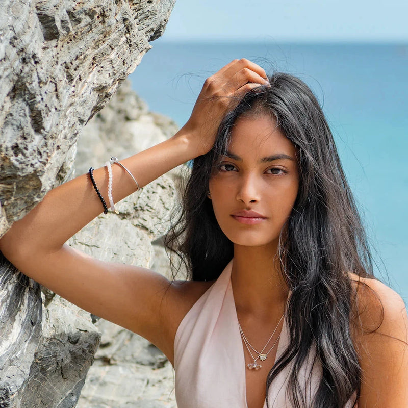 PALAS JEWELLERY Love Healing Gem Bracelet-Rose Quartz ACCESSORIES