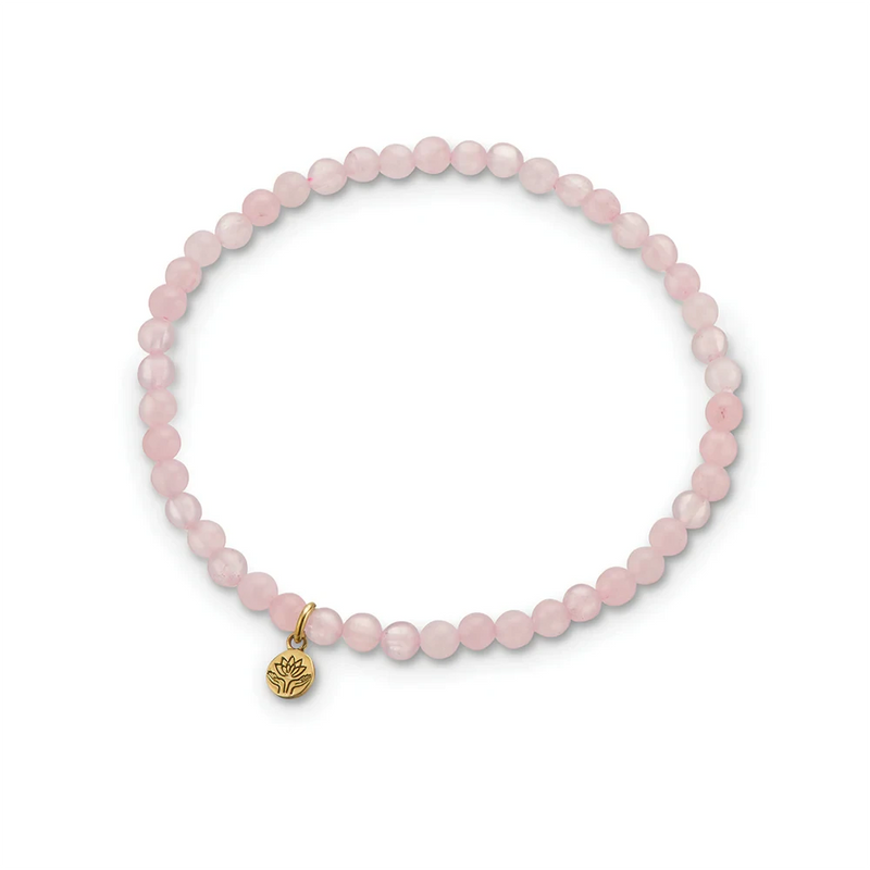 PALAS JEWELLERY Love Healing Gem Bracelet-Rose Quartz ACCESSORIES
