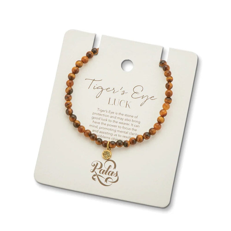 PALAS JEWELLERY Luck Healing Gem Bracelet-Tigers Eye ACCESSORIES