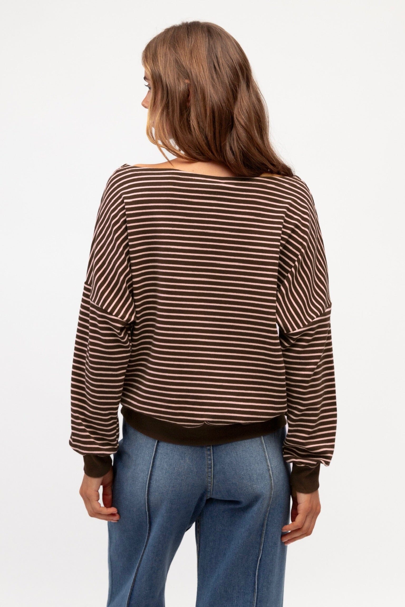 PAPER HEART Ally Striped Top TOPS