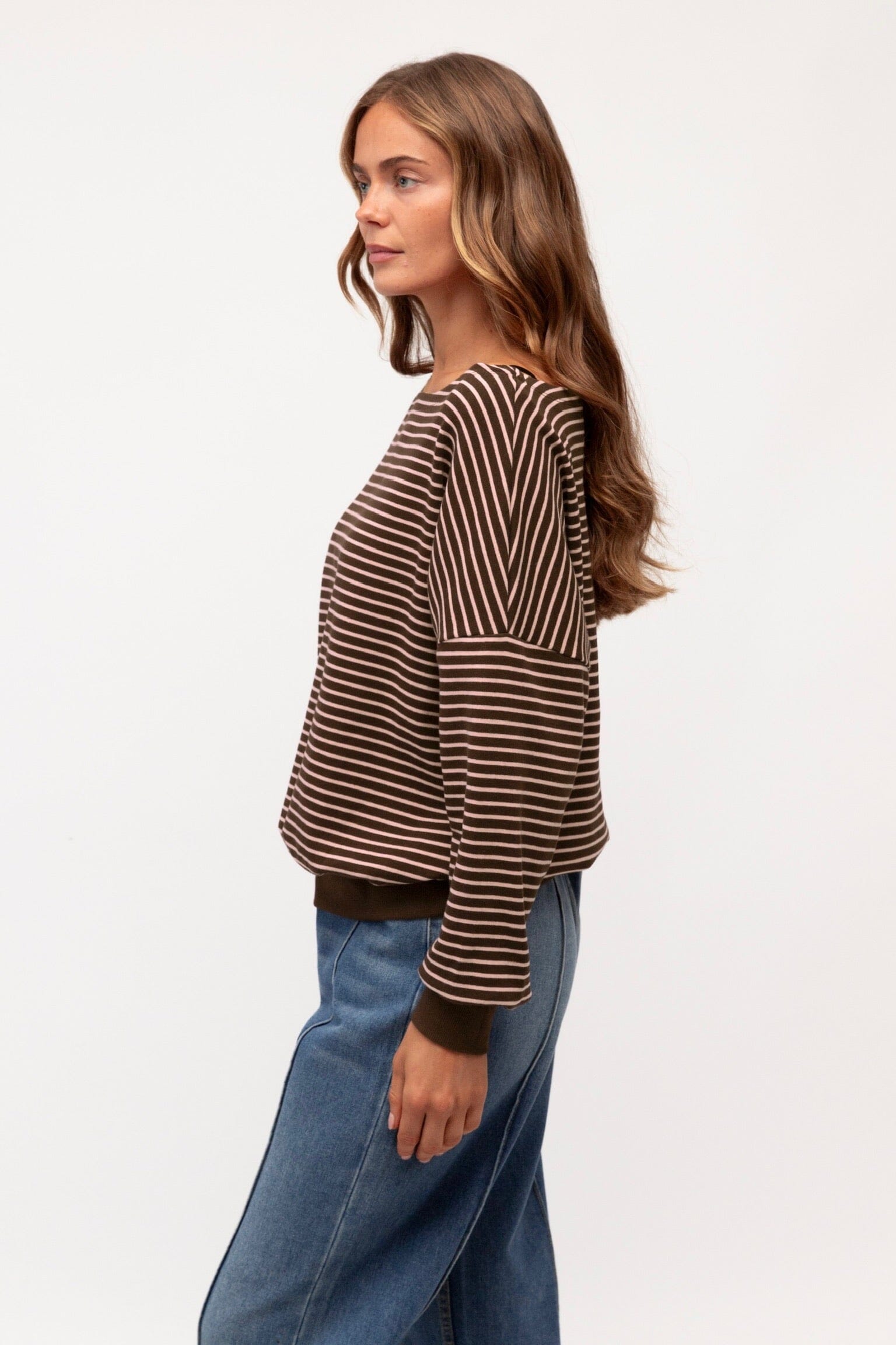 PAPER HEART Ally Striped Top TOPS